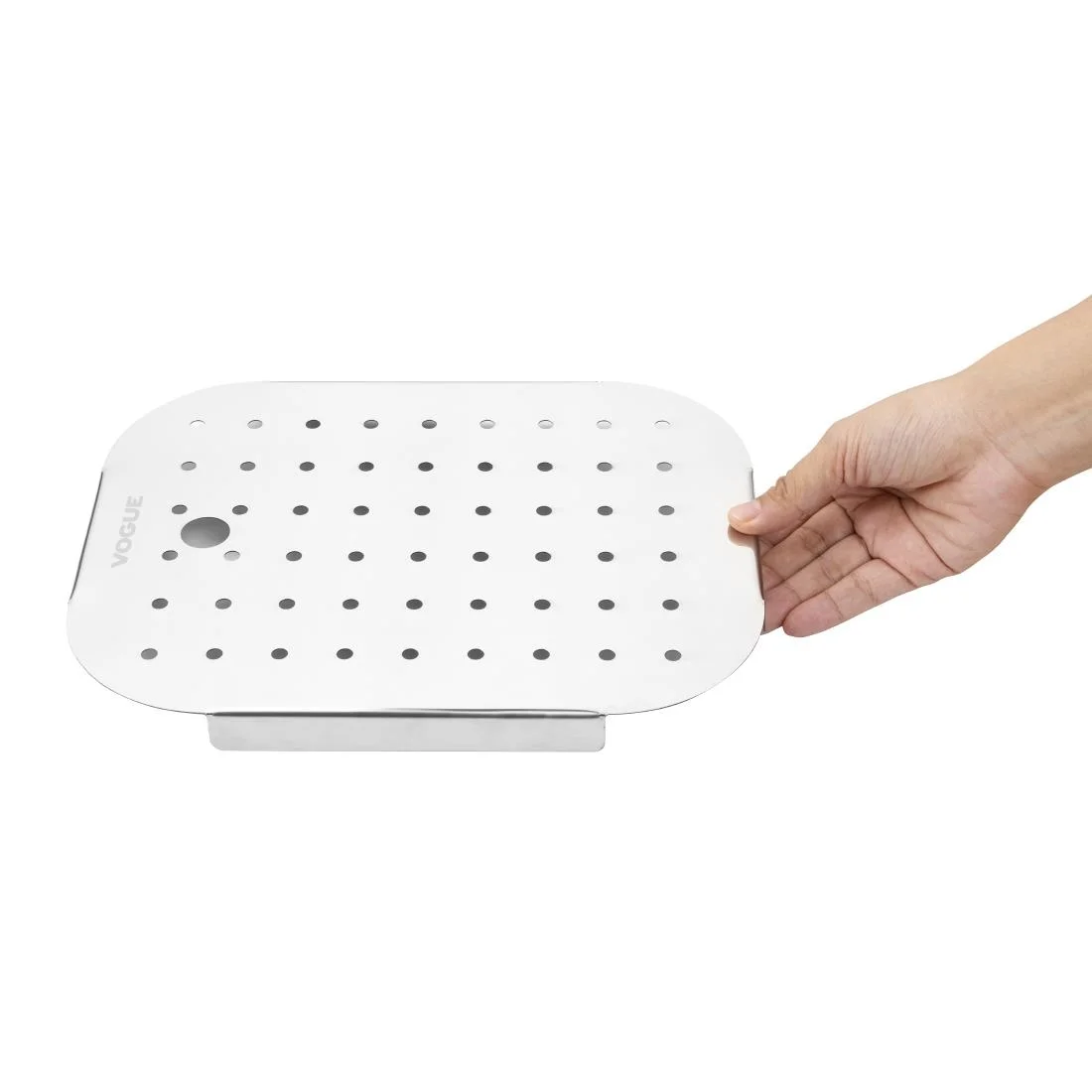 Vogue Stainless Steel GN Drainer Tray for GN 1/2 - Image 4