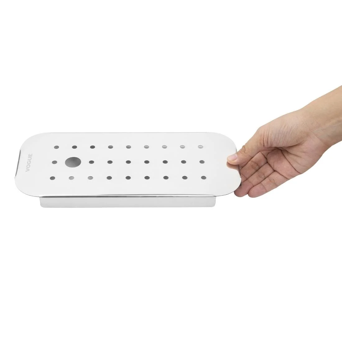 Vogue Stainless Steel GN Drainer Tray for GN 1/3 - Image 4