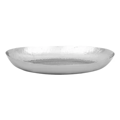 Olympia Hammered Stainless Steel Oval Dish 280x230mm - Image 9