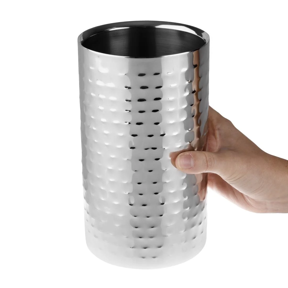 Olympia Hammered Double Wall Wine Cooler - Image 5