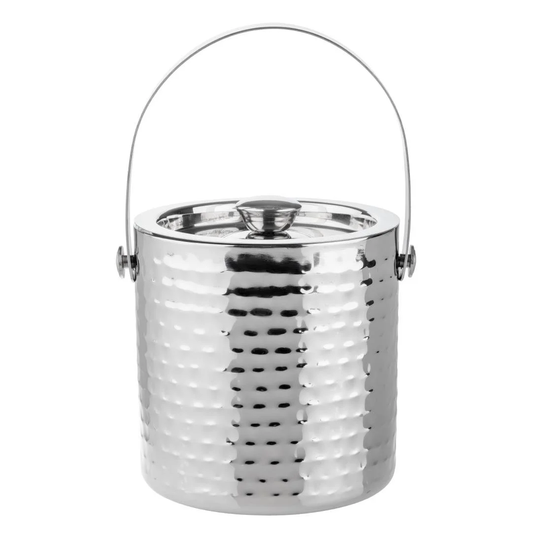 Olympia Hammered Double Wall Ice Bucket 1550ml - Image 2