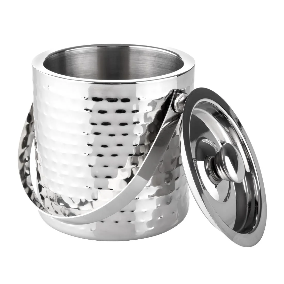 Olympia Hammered Double Wall Ice Bucket 1550ml - Image 4