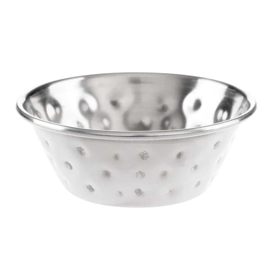 Olympia Hammered Stainless Steel Sauce Cups 45ml (12 Pack)