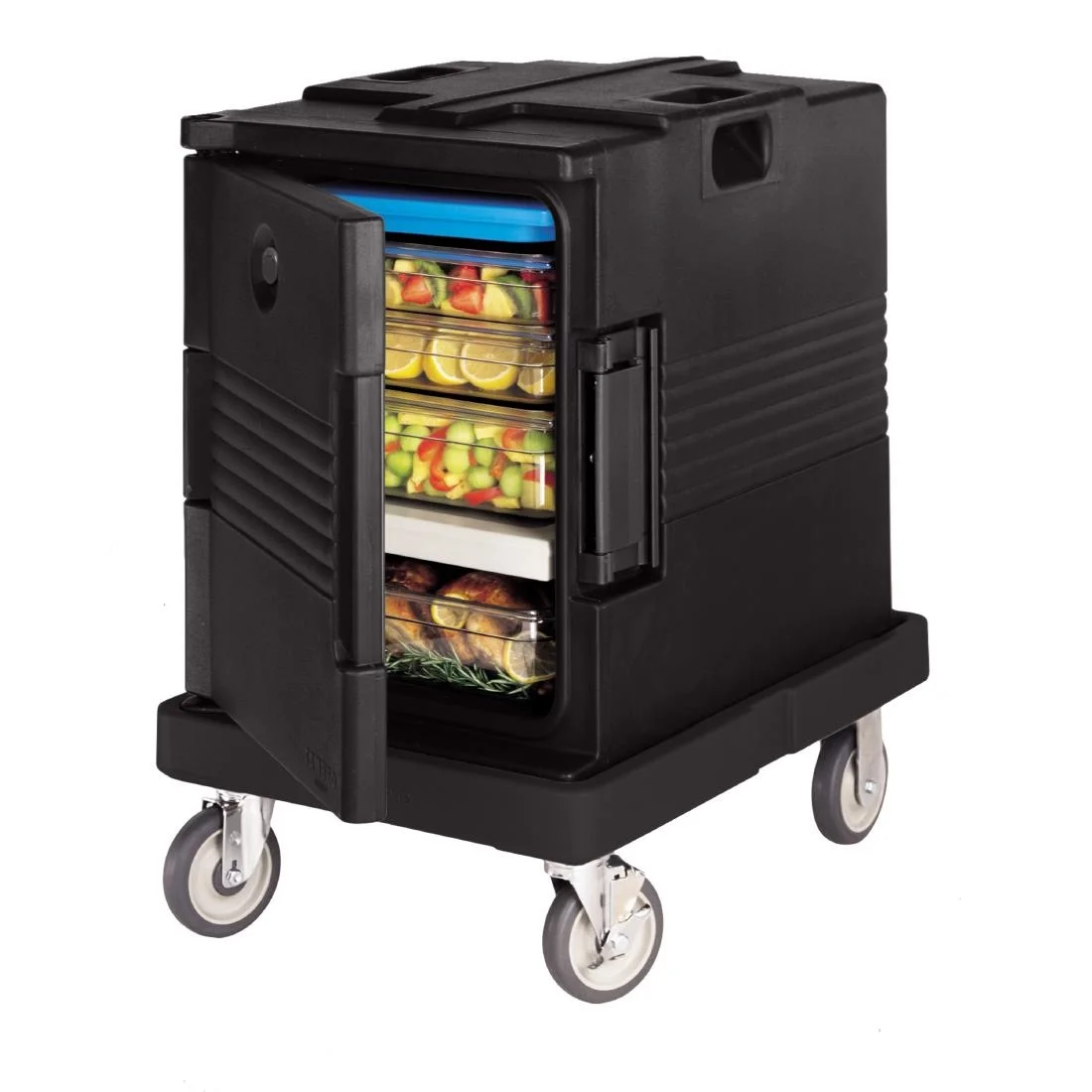 Cambro Insulated Front Load Camcart Black 4x 1/1GN - Image 3