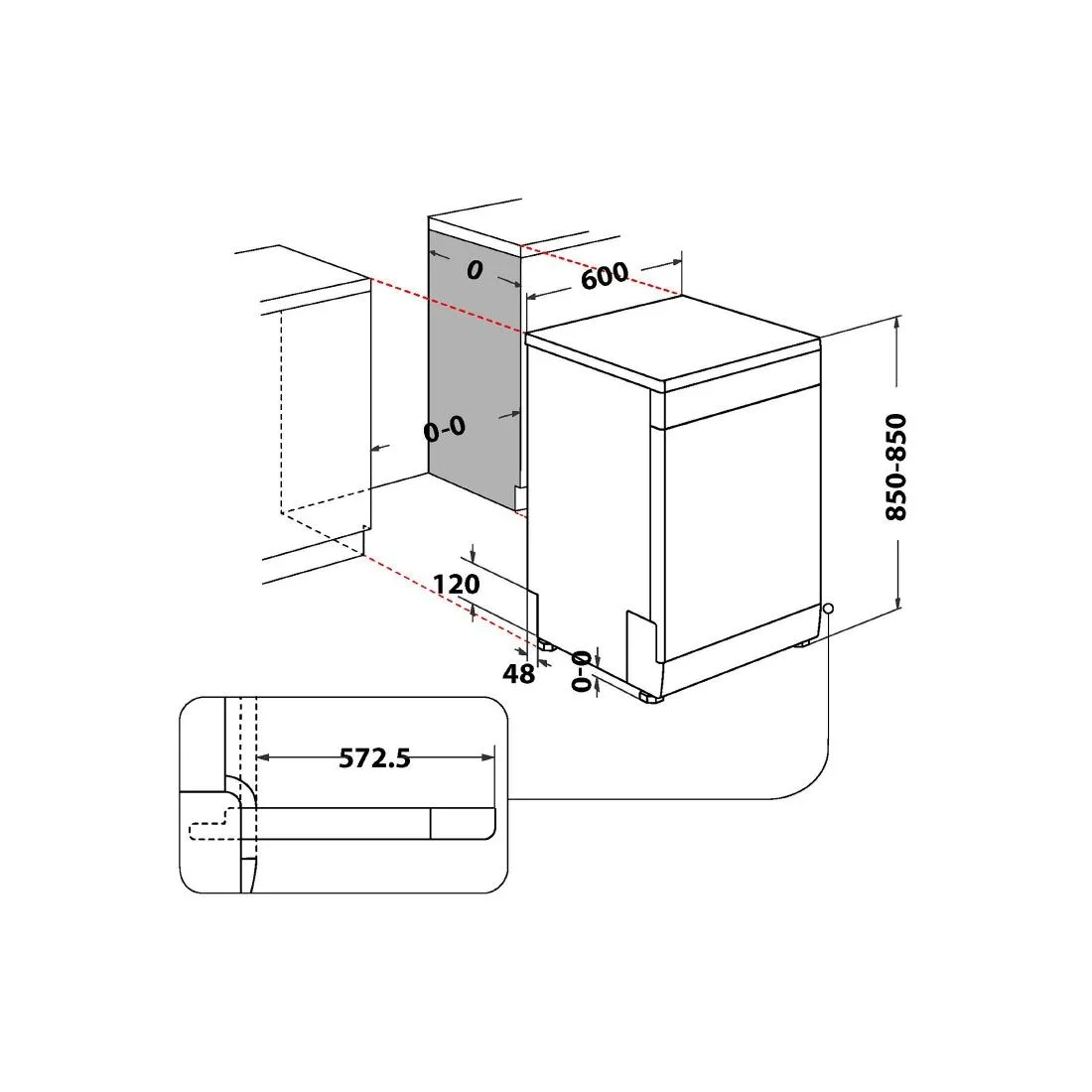 Whirlpool Dishwasher W7FHP33 - Image 3