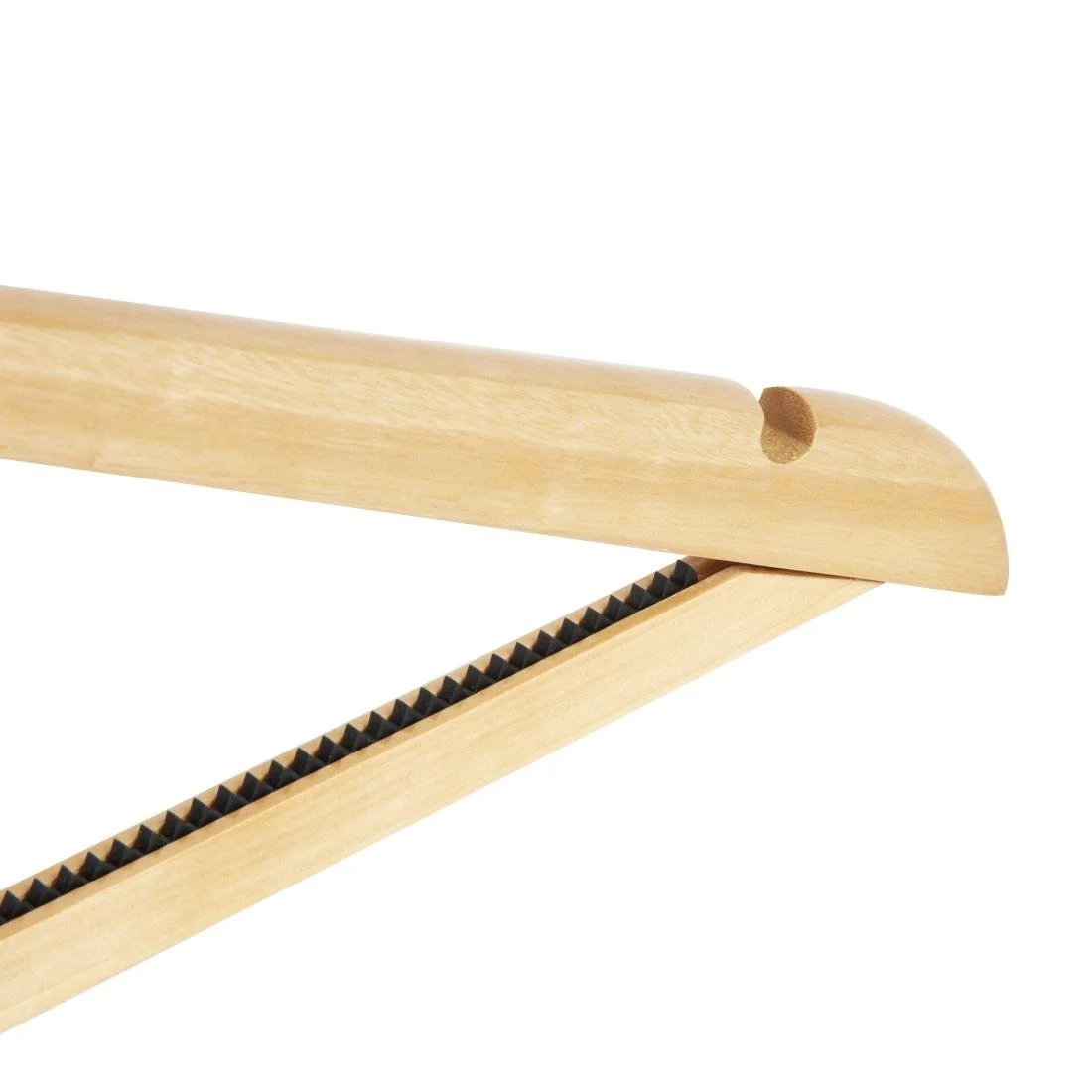 Bolero Natural Wooden Hangers (10 Pack) - Image 3