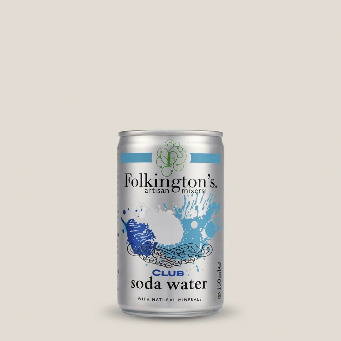 Folkington's Club Soda Can 150ml (24 Pack) - Image 2