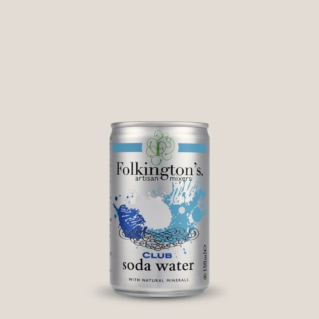 Folkington's Club Soda Can 150ml (24 Pack) - Image 2