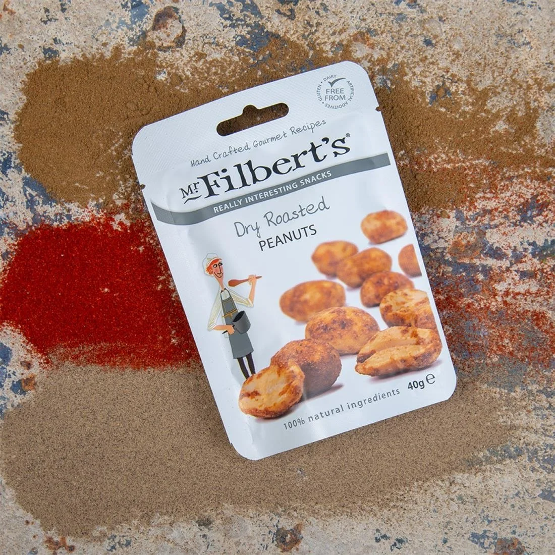 Mr Filbert's Dry Roasted Peanuts 40g (20 Pack) - Image 3