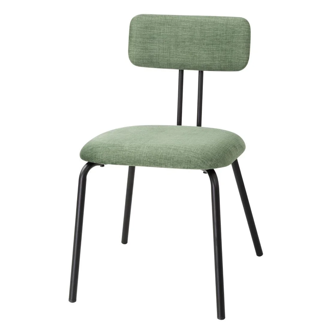 Bolero Fairfield Chairs Black and Green Mix (2 Pack) - Image 1