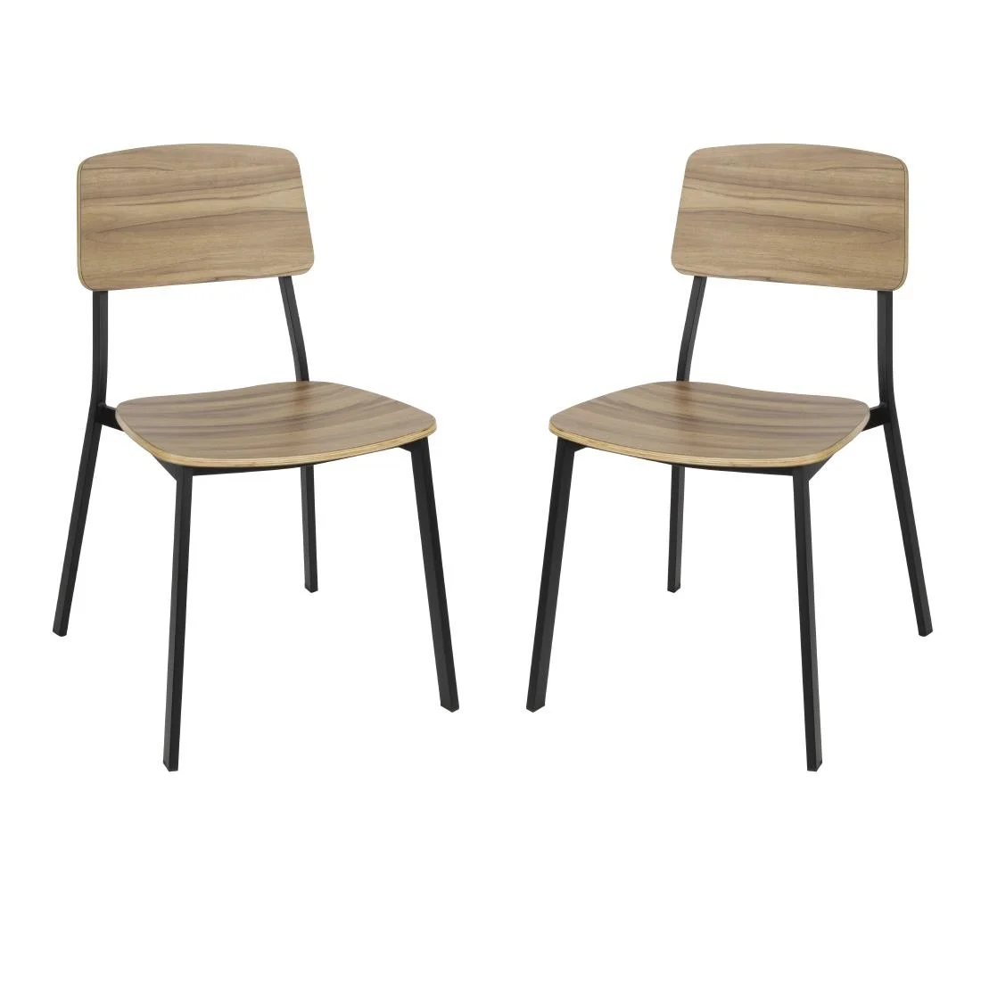 Bolero Beaufort Wooden Interior Dining Chairs (Pack of 2) - Image 7