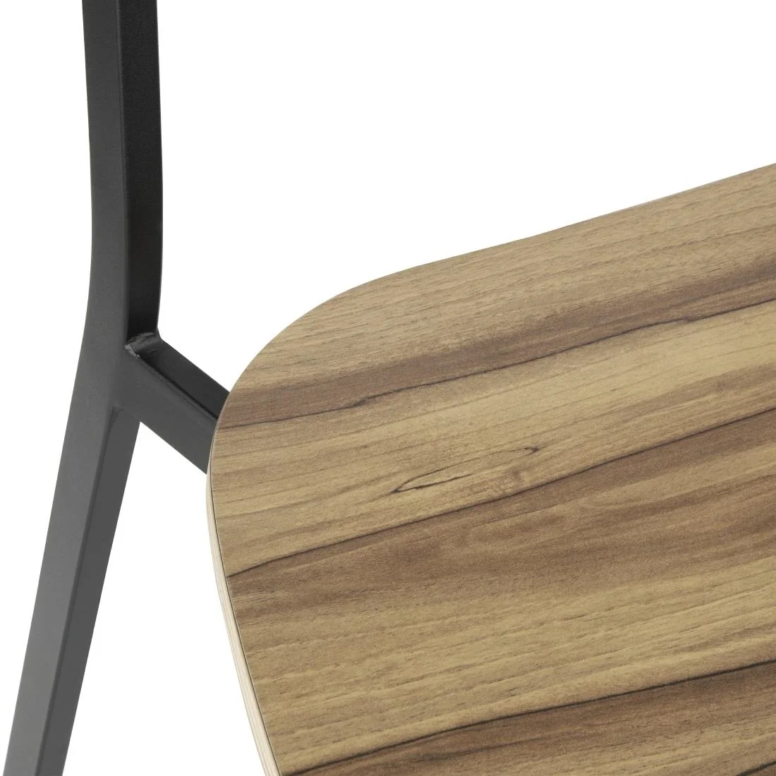 Bolero Beaufort Wooden Interior High Stools (Pack of 2) - Image 5
