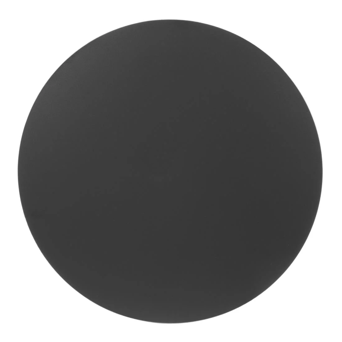 Bolero Matte Black Round Outdoor Table Top 600mm