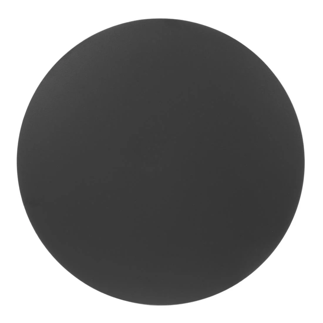 Bolero Matte Black Round Outdoor Table Top 600mm - Image 1