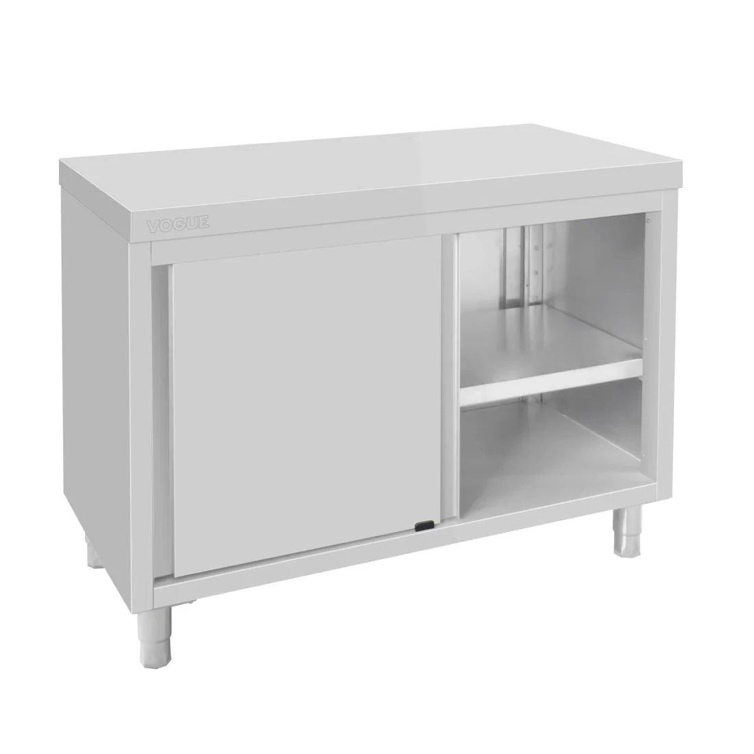 Vogue Standing Floor Cupboard Stainless Steel 900x1200x600mm - Image 4