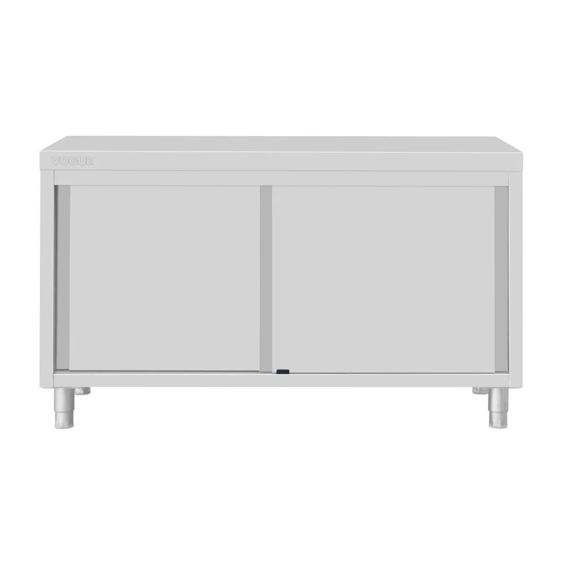 Vogue Standing Floor Cupboard Stainless Steel 900x1500x600mm - Image 3