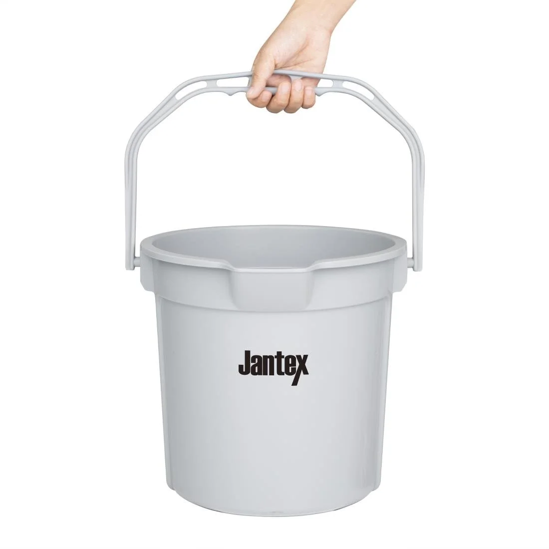 Jantex Grey Graduated Bucket with Pouring Lip 14ltr - Image 5