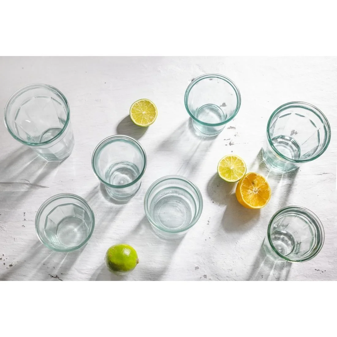 Olympia Recycled Glass Orleans Tumblers 400ml (6 pack) - Image 2