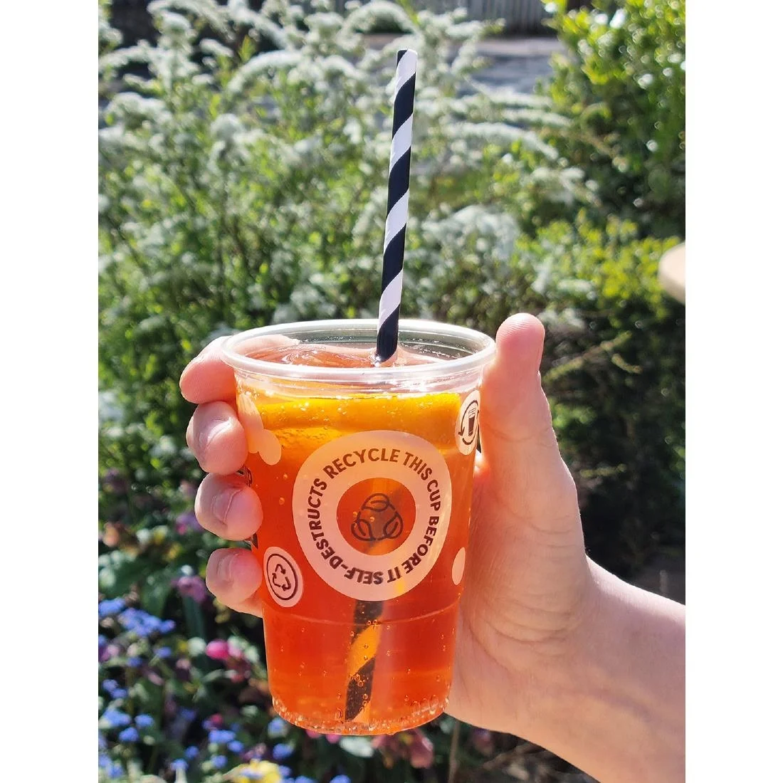 eGreen Printed 2-in-1 Flexy Half-pint Glasses CE Marked (1000 Pack) - Image 2