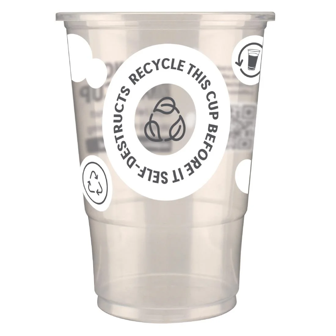 eGreen Printed 2-in-1 Flexy Half-pint Glasses CE Marked (1000 Pack) - Image 1