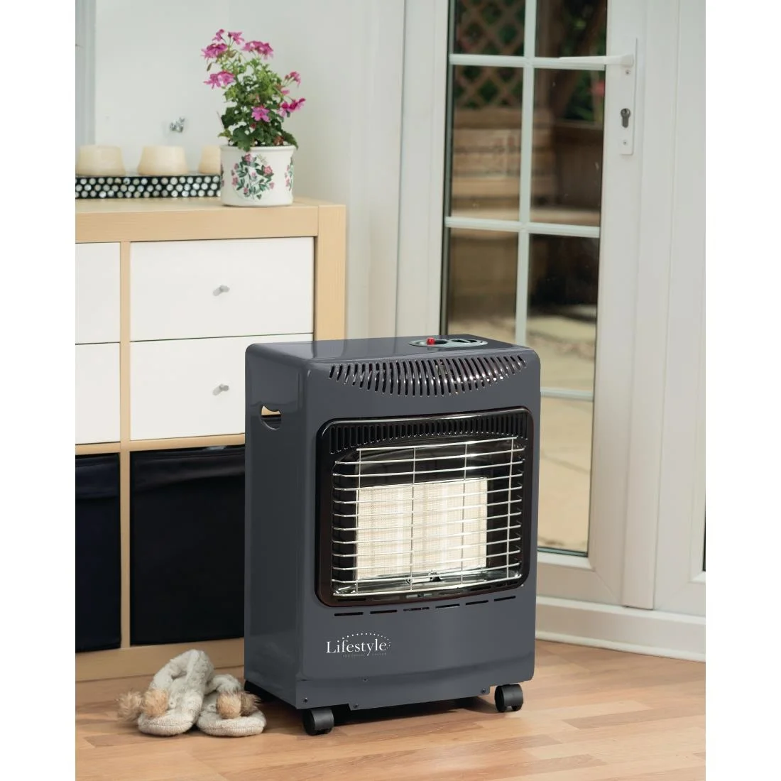 Lifestyle Mini Grey Indoor Cabinet Heater 505-125 - Image 2