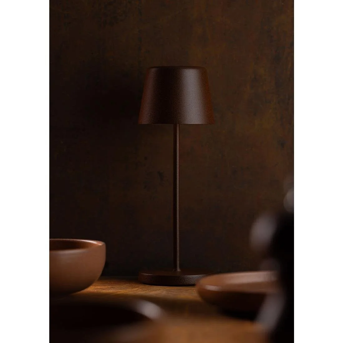 Utopia Bermuda LED Cordless Table Lamp 320mm Corten (6 Pack) - Image 3