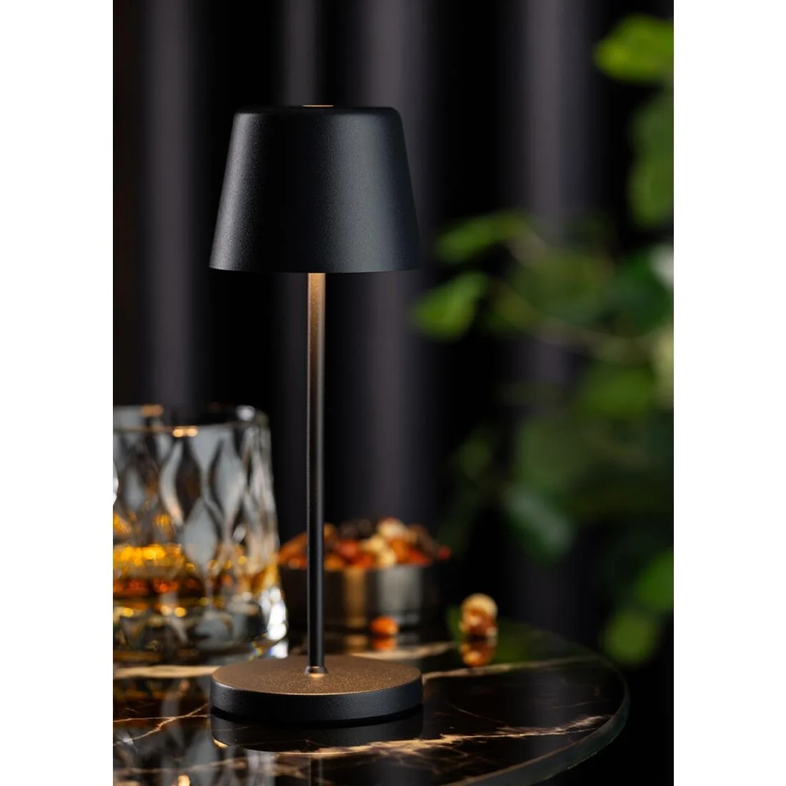 Utopia Bermuda Micro LED Cordless Table Lamp 210mm Black (6 Pack) - Image 3