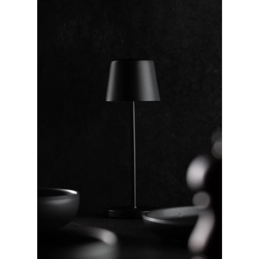 Utopia Bermuda Micro LED Cordless Table Lamp 210mm Black (6 Pack) - Image 5