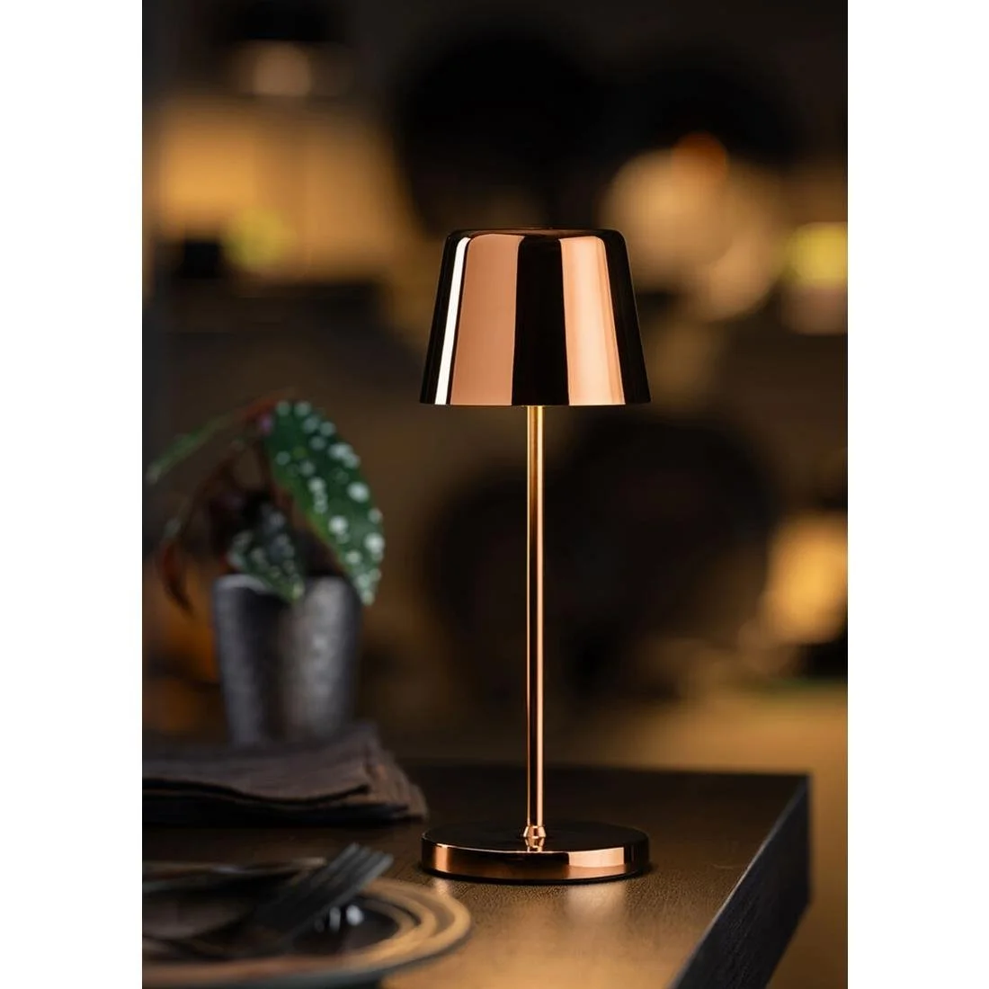 Utopia Bermuda Micro LED Cordless Table Lamp 210mm Copper (6 Pack) - Image 2