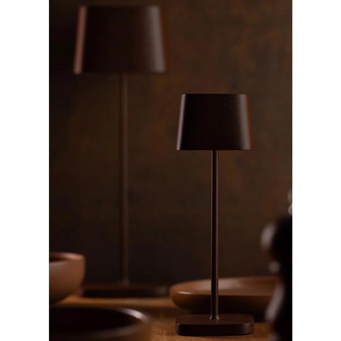 Utopia Montego Micro LED Cordless Table Lamp 200mm Corten (6 Pack) - Image 2
