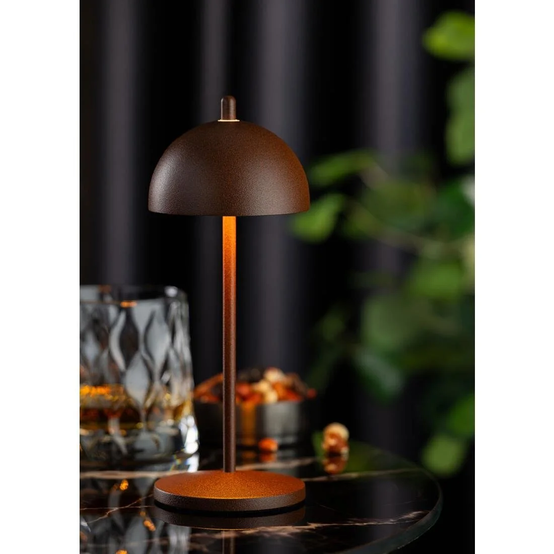 Utopia Antigua Micro LED Cordless Table Lamp 200mm Corten (6 Pack) - Image 3