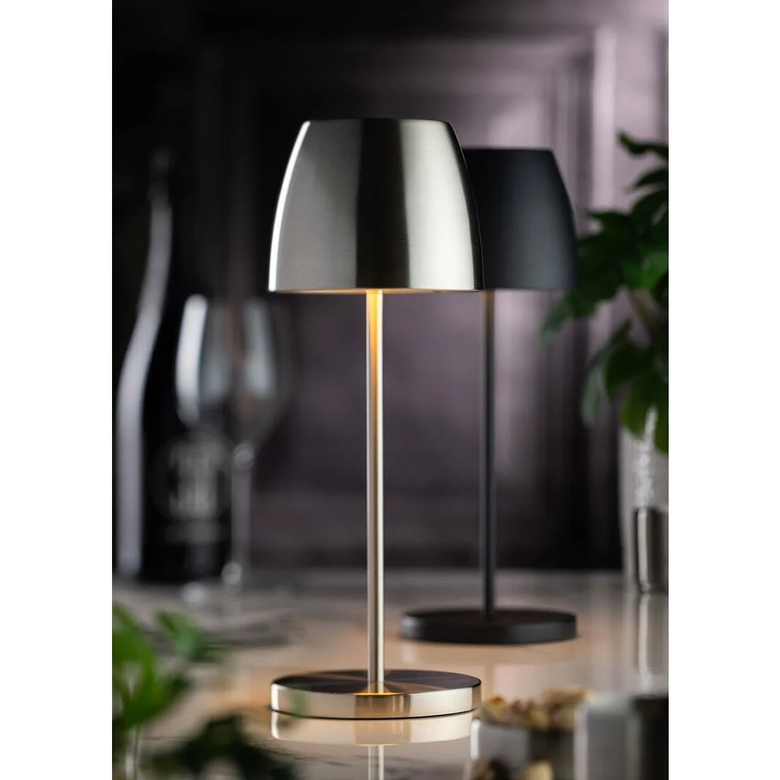 Utopia Montserrat LED Cordless Table Lamp 300mm Black (6 Pack) - Image 3