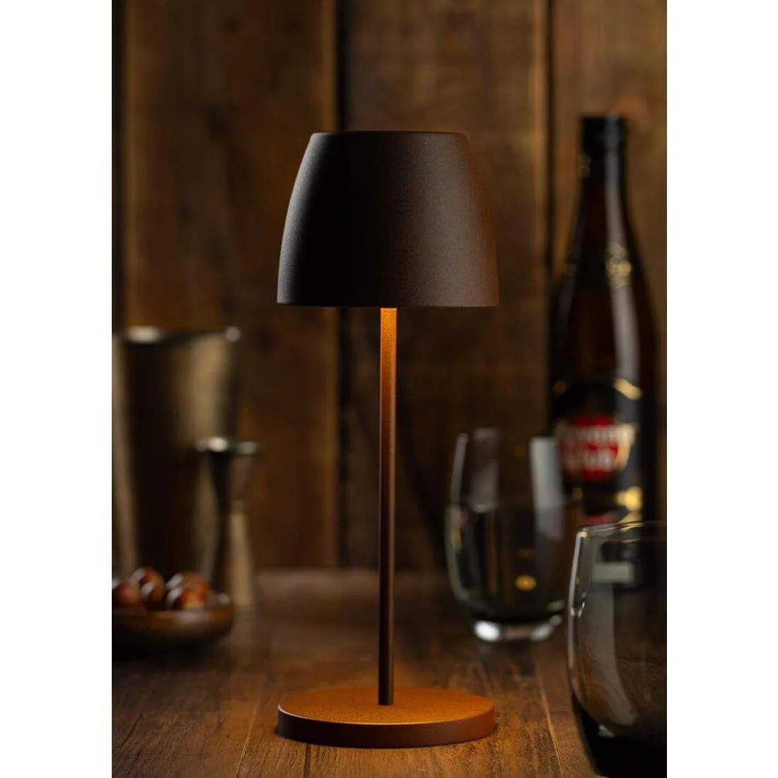 Utopia Montserrat LED Cordless Table Lamp 300mm Cocoa (6 Pack) - Image 2