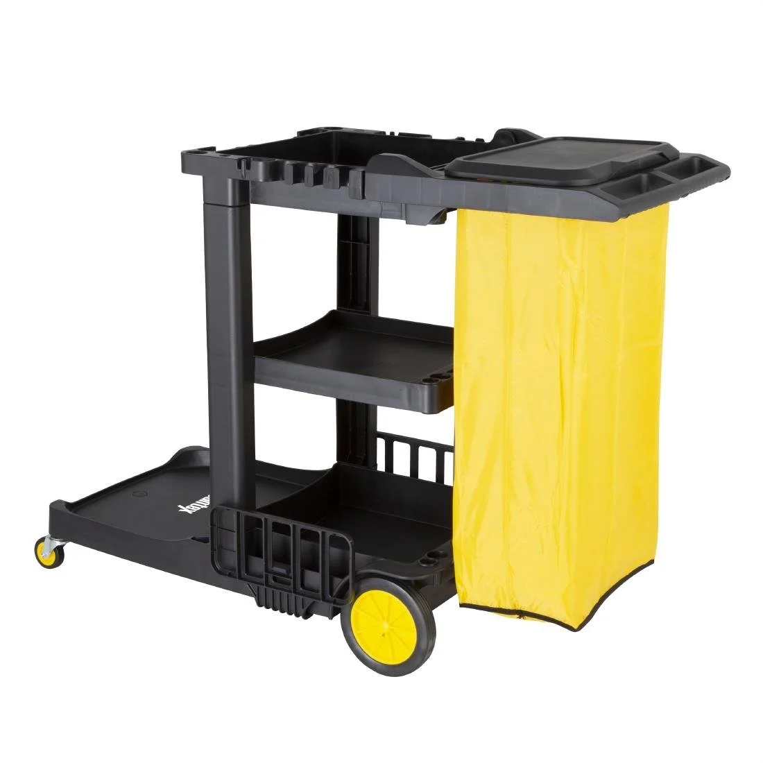 Jantex Cleaning Trolley Black - Image 2