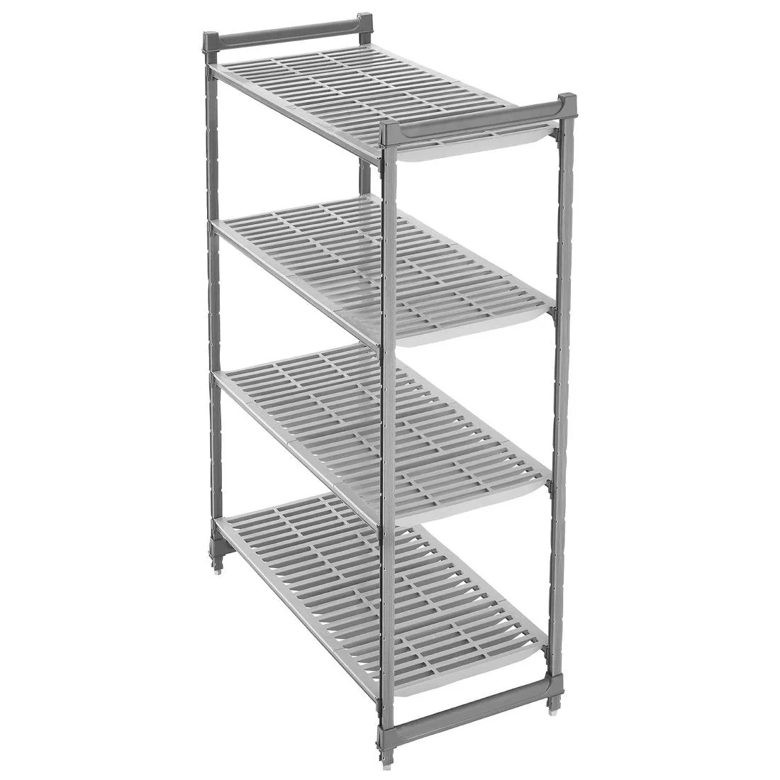 Cambro Camshelving Basics Plus 4 Tier Shelving Starter Unit 1830 x 765 x 540mm - Image 1