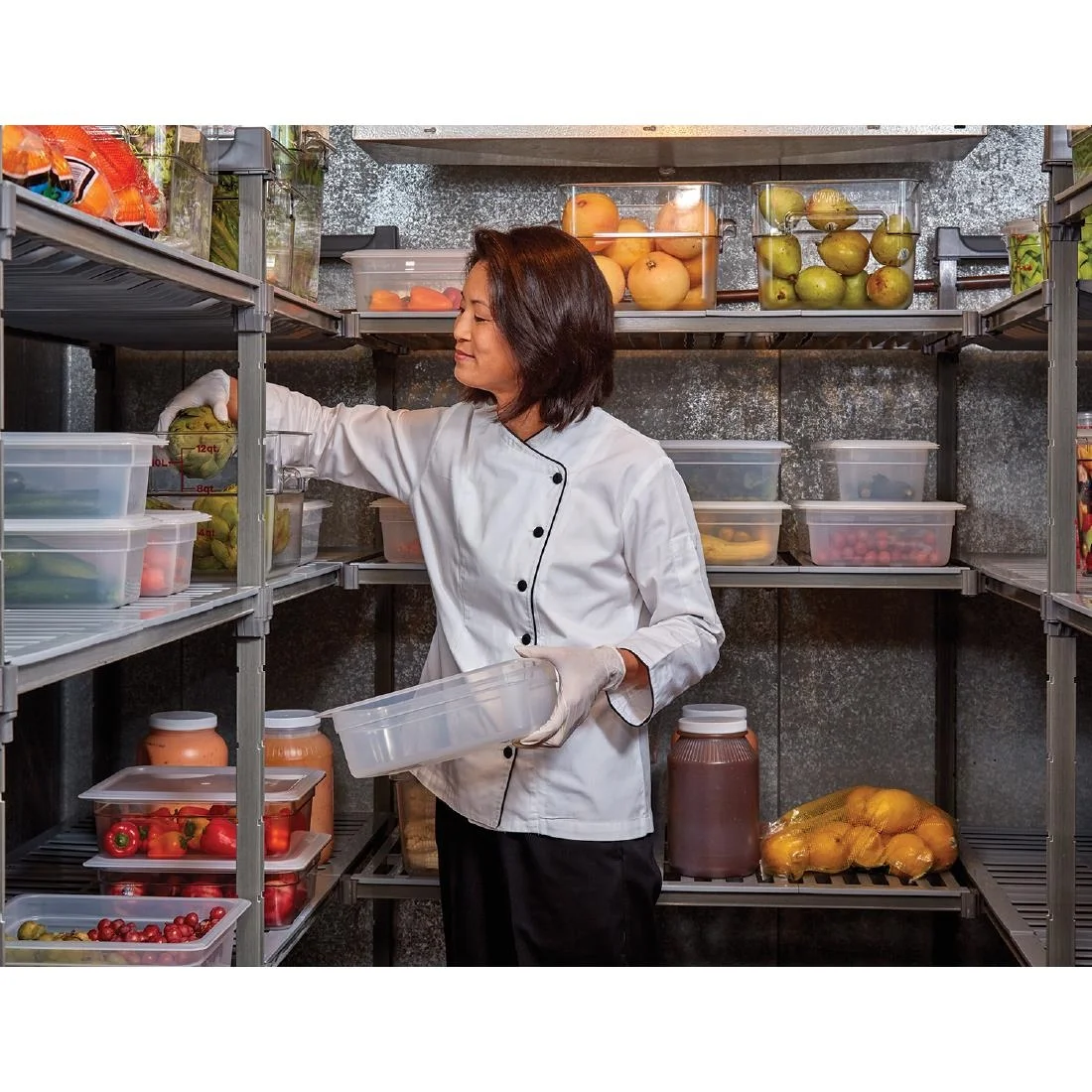 Cambro Camshelving Basics Plus 4 Tier Shelving Starter Unit 1630 x 460mm - Image 5