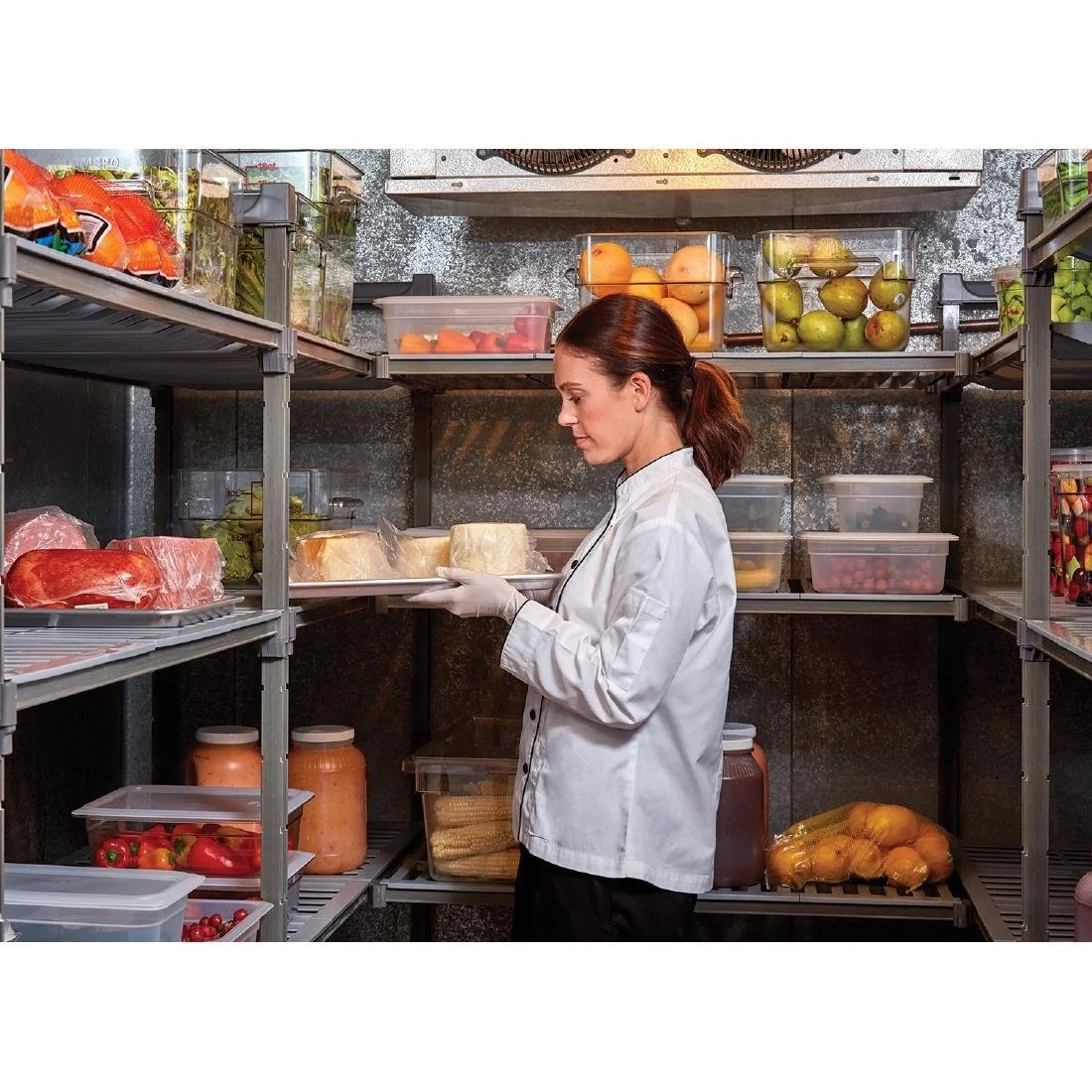 Cambro Camshelving Basics Plus 4 Tier Shelving Starter Unit 1630 x 540mm - Image 6