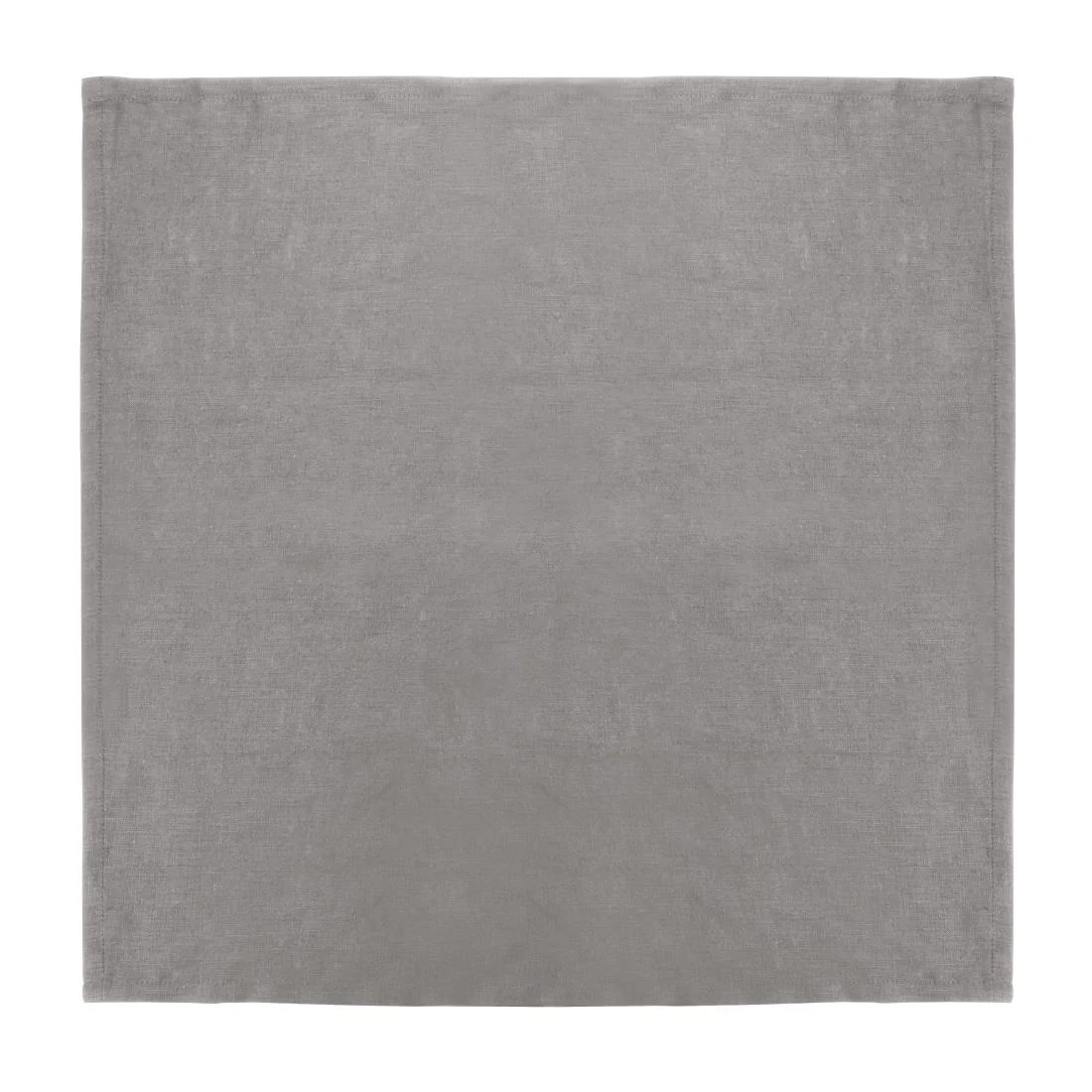 Olympia Linen Table Napkin Grey 400x400mm (12 Pack)