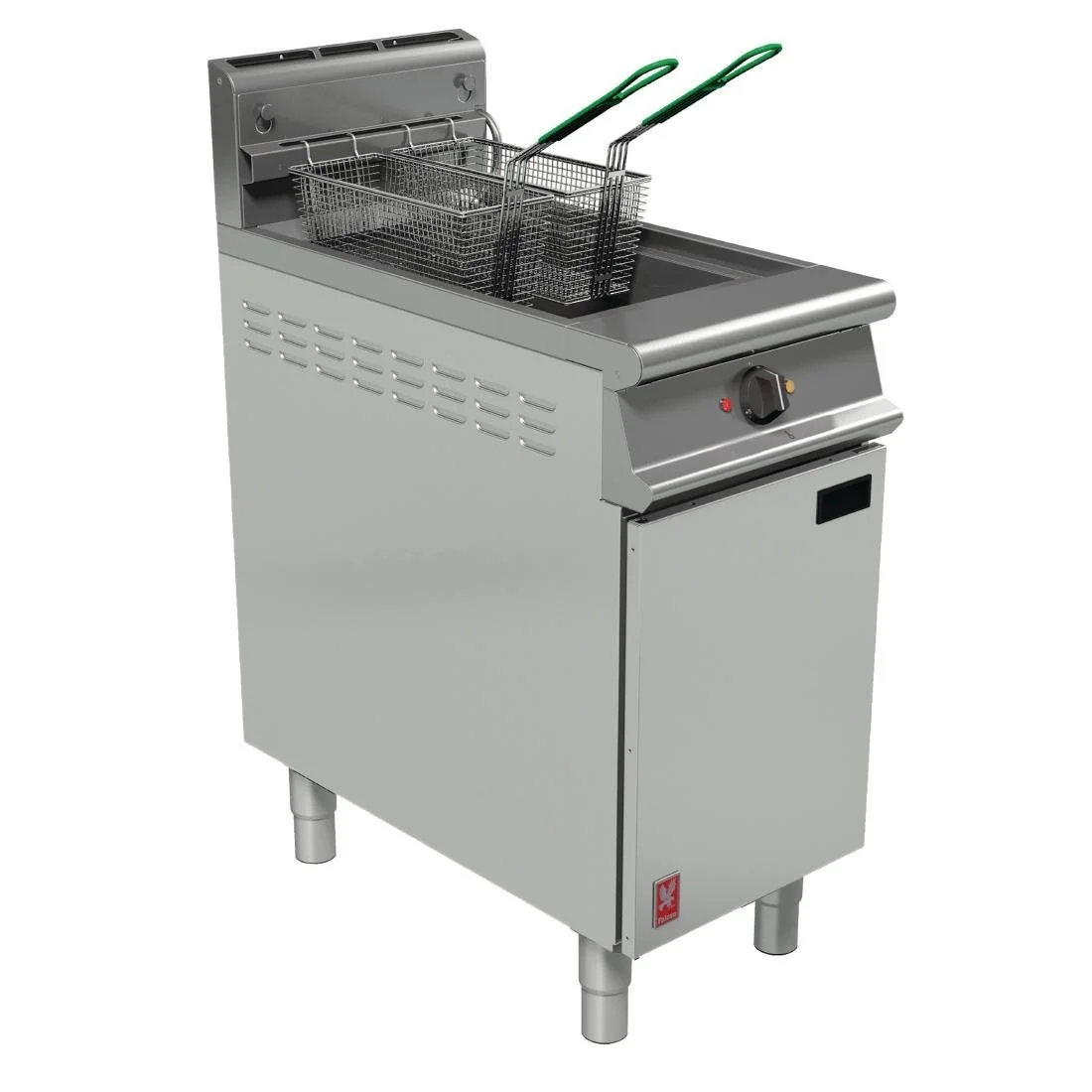 Falcon Dominator Plus Free Standing Gas Filtration Fryer with Fryer Angel G3840FX
