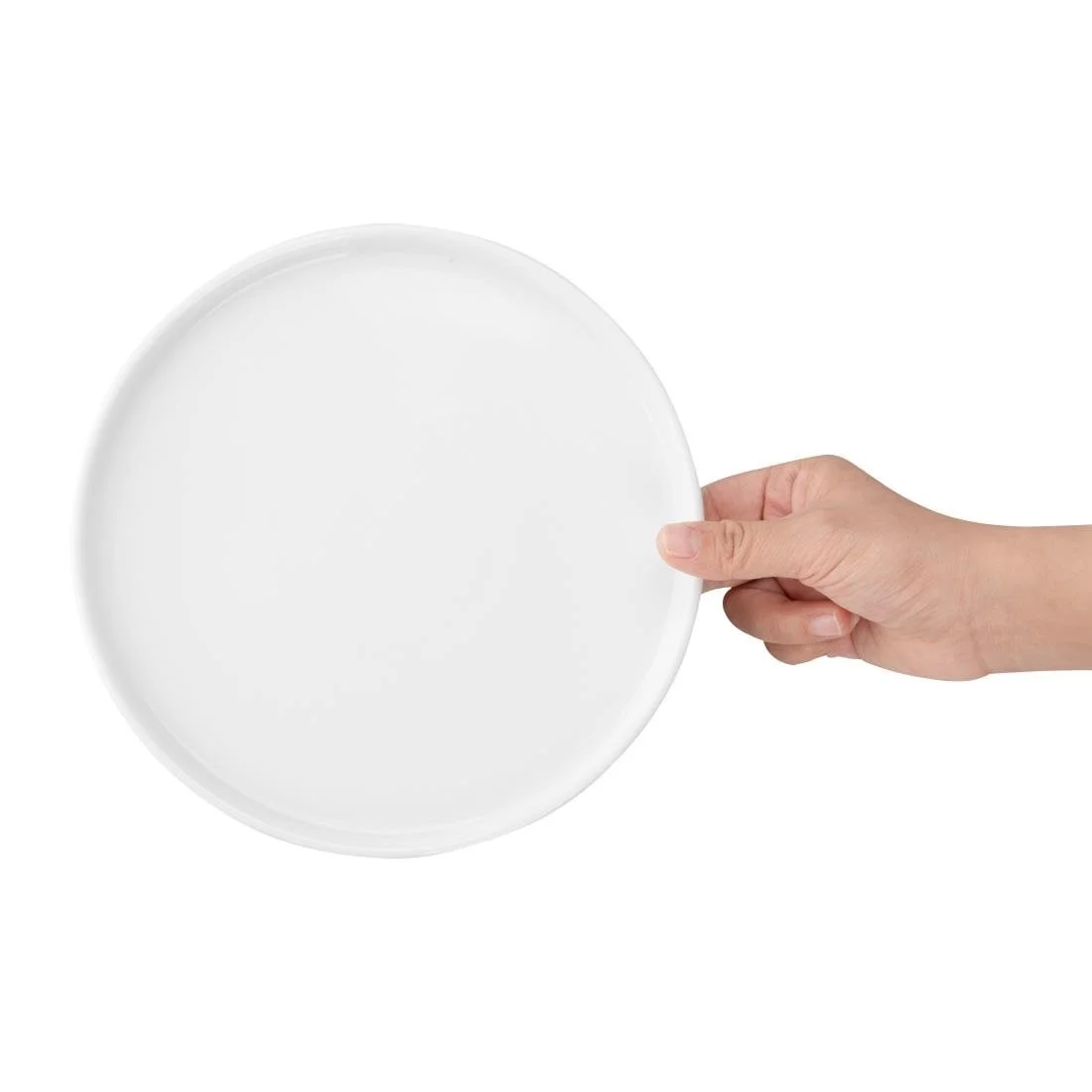 Olympia Whiteware Flat Round Plates 210mm (6 Pack) - Image 7