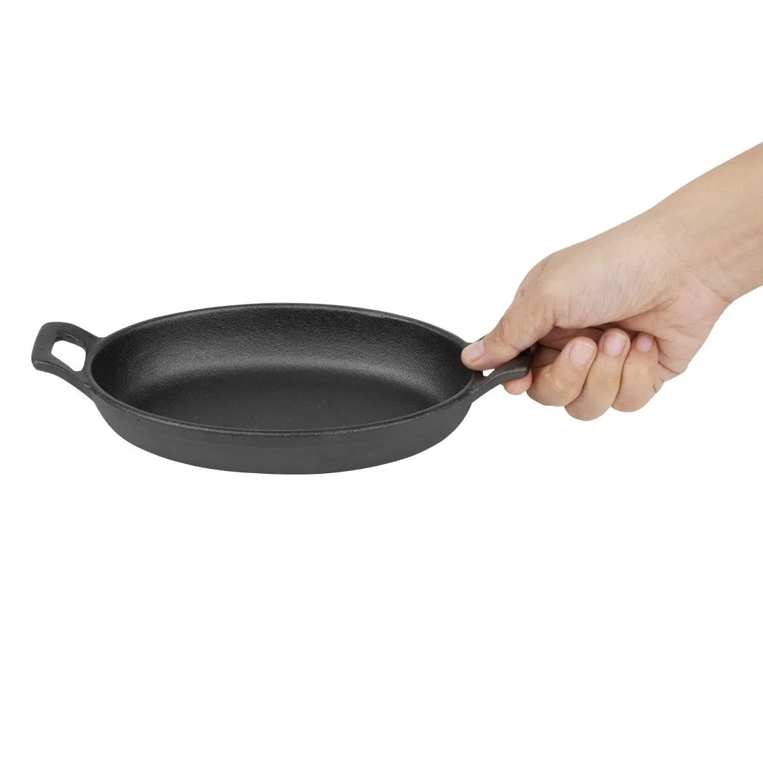 Olympia Cast Iron Oval Eared Dish 180x120mm - Image 2