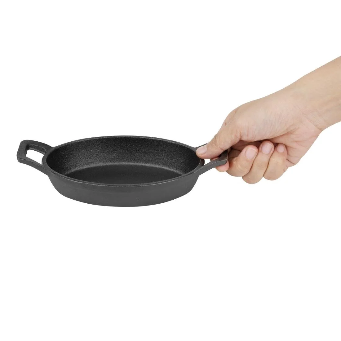 Olympia Cast Iron Oval Eared Dish 150x100mm - Image 2