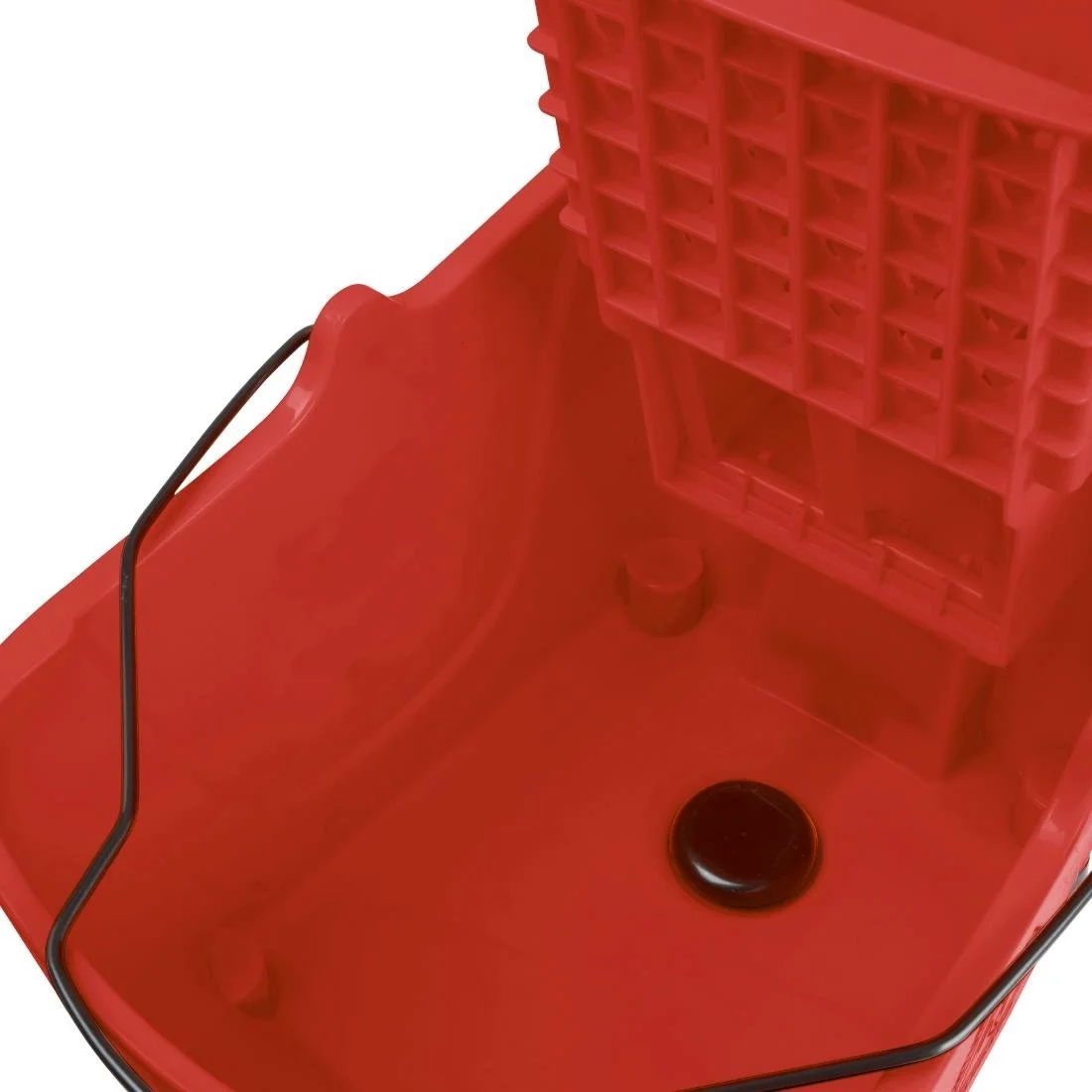 Jantex 25Ltr Mop Bucket with Foot Pedal Release Red - Image 4