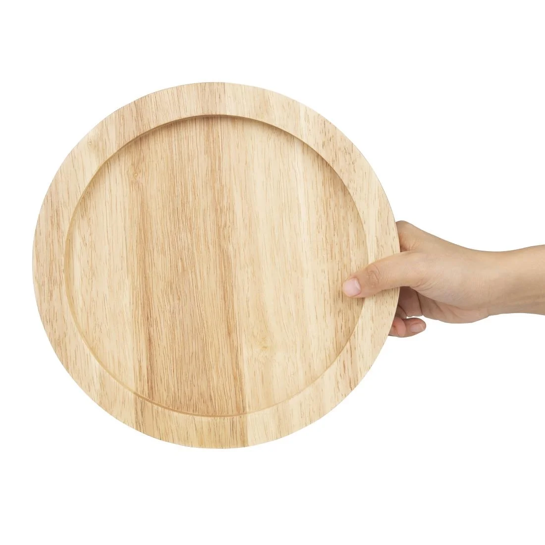 Olympia Cast Iron Round Dish Hevea Board 254mm - Image 4