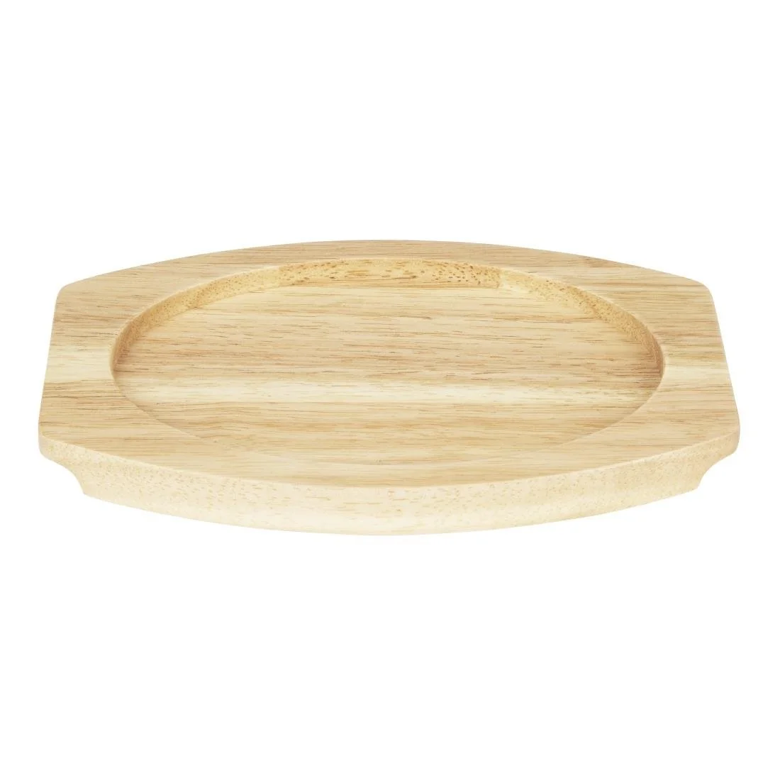 Olympia Cast Iron Oval Eared Dish Hevea Board 260x165mm - Image 2