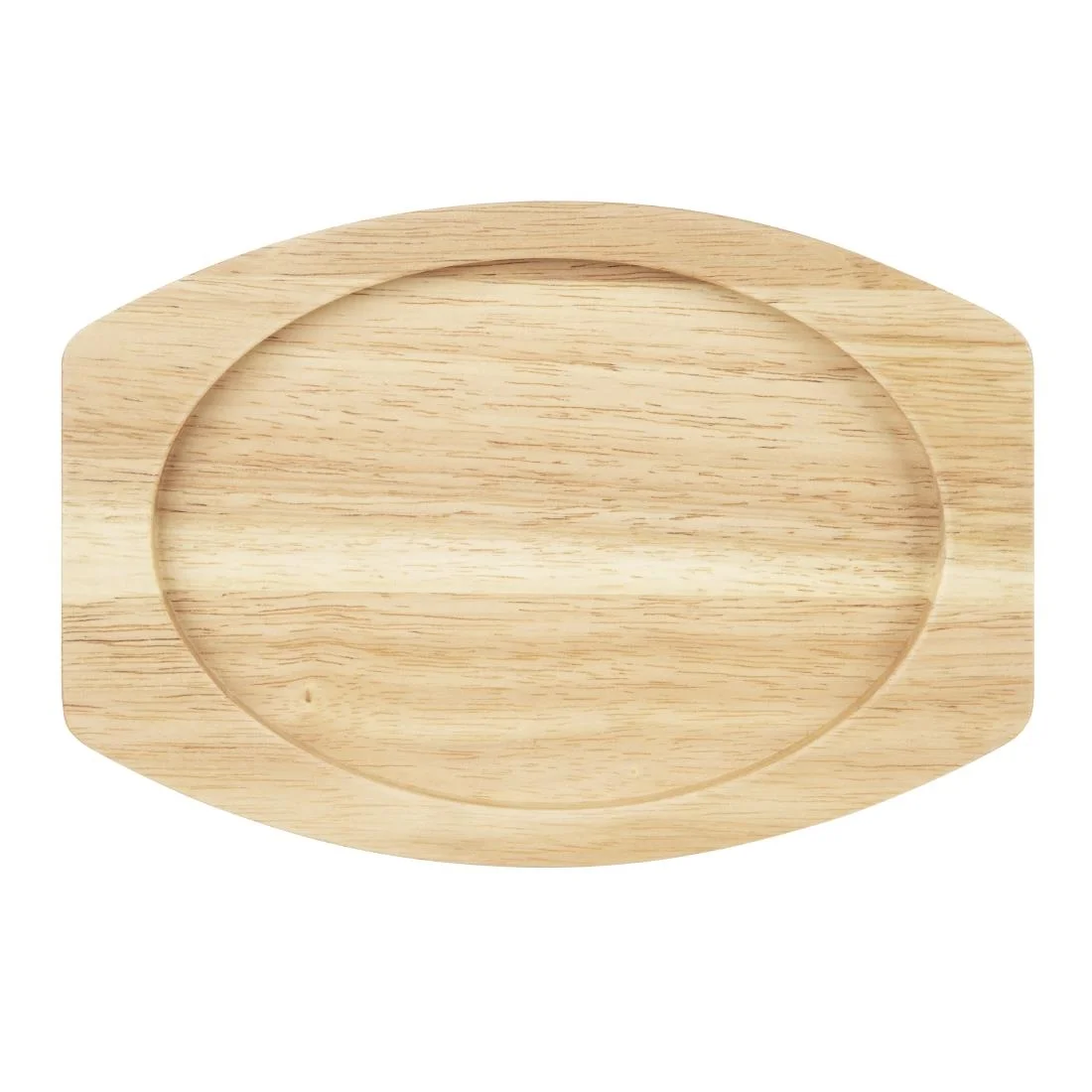 Olympia Cast Iron Oval Eared Dish Hevea Board 260x165mm - Image 3