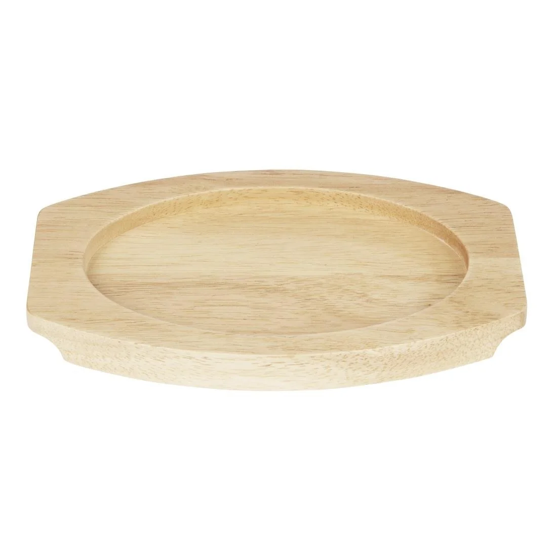 Olympia Cast Iron Oval Eared Dish Hevea Board 230x135mm - Image 2