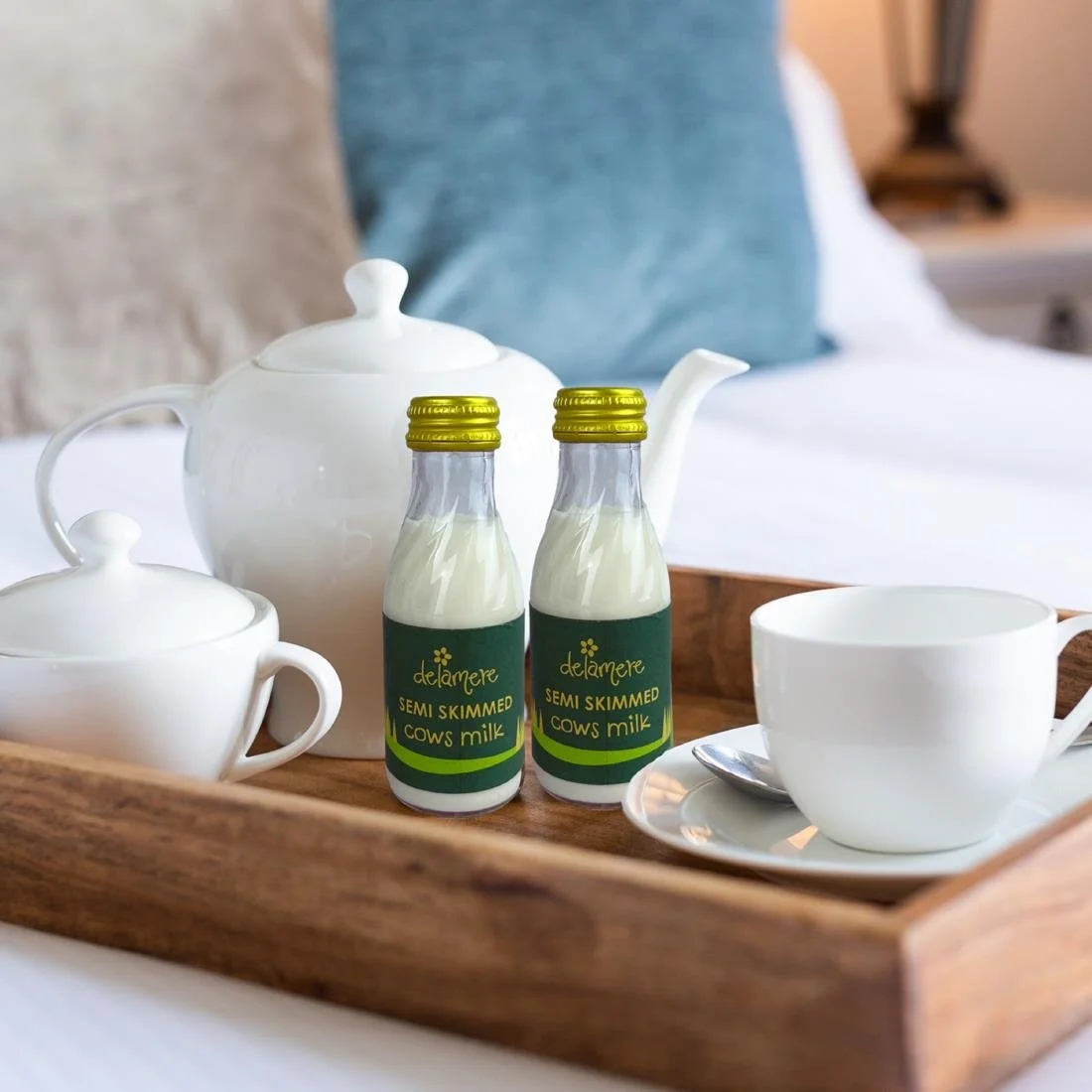 Delamere Dairy Mini Semi-Skimmed Milk 97ml (24 Pack) - Image 2