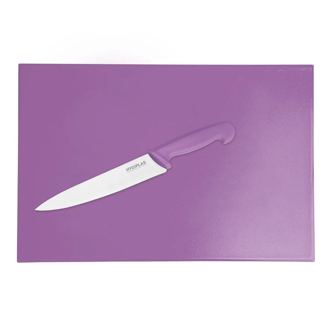 Hygiplas High Density Antibacterial Purple Chopping Board 450x305x10mm - Image 5