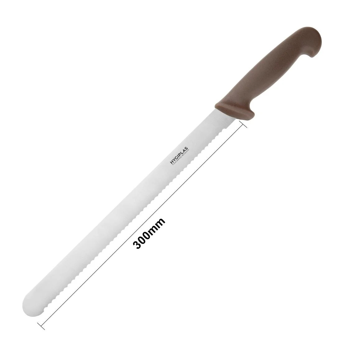 Hygiplas Serrated Slicer Brown 30cm - Image 5